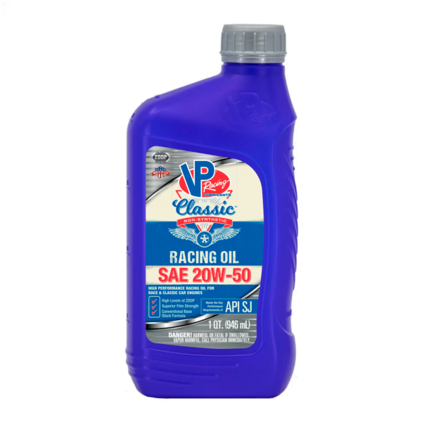 VP Racing CLASSIC Non Synthetic SAE 20W 50 946ml