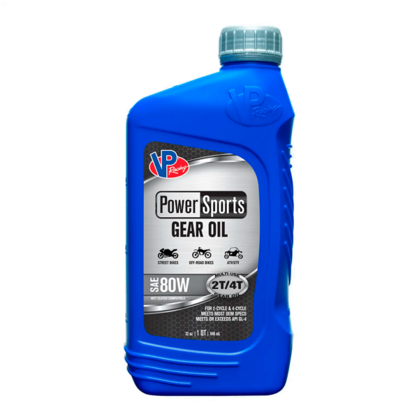 VP Racing POWERSPORTS GL 4 SAE 80W Gear Oil 946ml