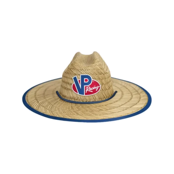 VP Racing Wide Brim Straw Hat with Chin Strap