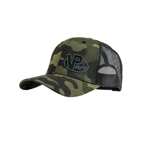 VP Racing Midnight Trucker Cap Multi Camo — One/Size / Black