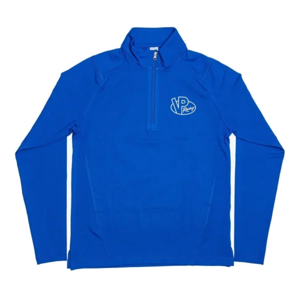 VP Racing 1/4 Zip Checkered Speedster Pullover — ROYAL / LARGE