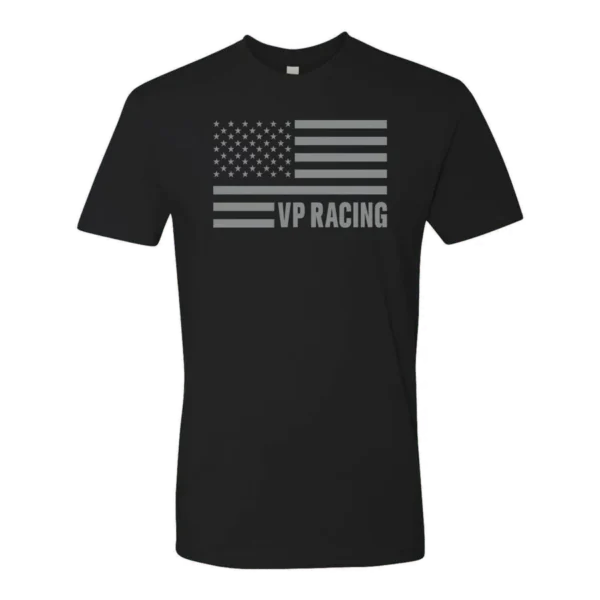 VP Racing Black American Flag T-Shirt — X-Small / Black