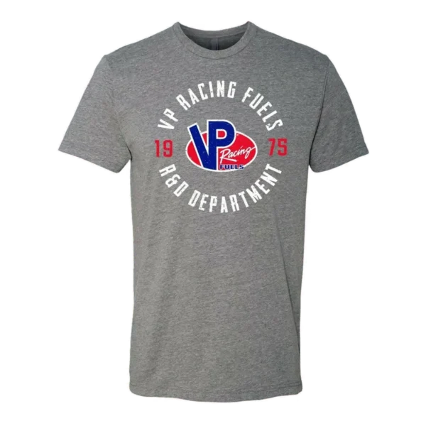 VP Racing Research & Development Charcoal Grey T-Shirt — X-Small / Gray